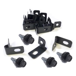 Panelrögzítő fül antracit