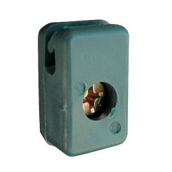 Dróttartó csavarral, feszítődrót zöld