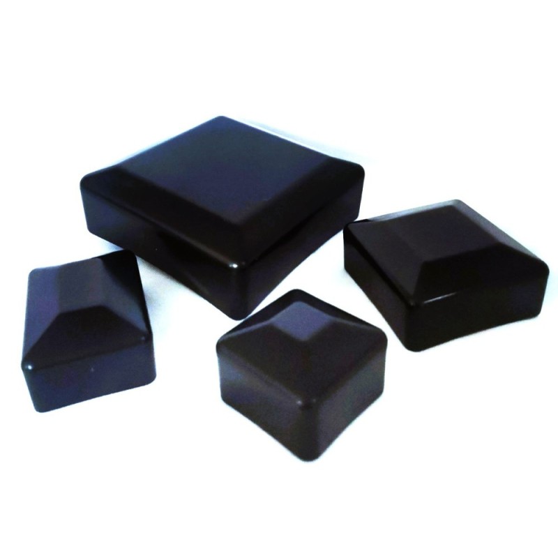 Végzáró kupak kerítésoszlophoz fekete