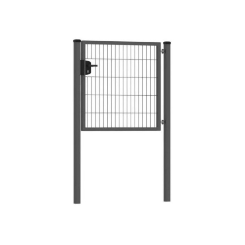 Egyszárnyú bejárati kapu ECO antracit 1m