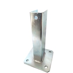 Falrögzítő, falindító horganyzott 60x40 3D és 2D kerítéspanelhez